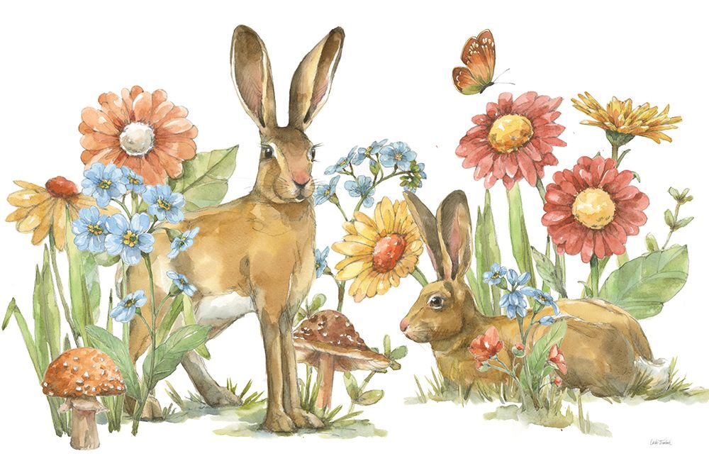 In The Garden I art print by Leslie Trimbach for $57.95 CAD