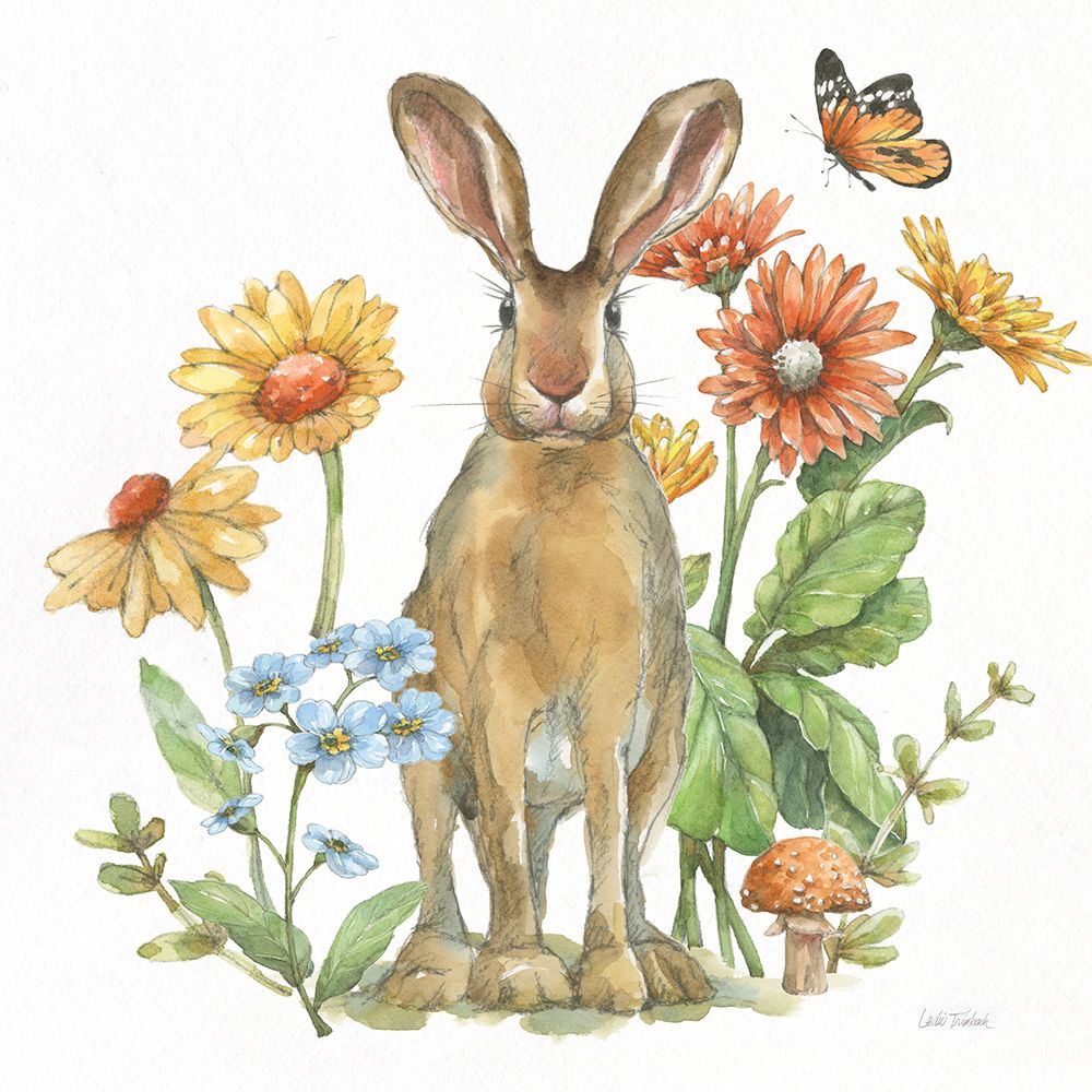 In The Garden V art print by Leslie Trimbach for $57.95 CAD