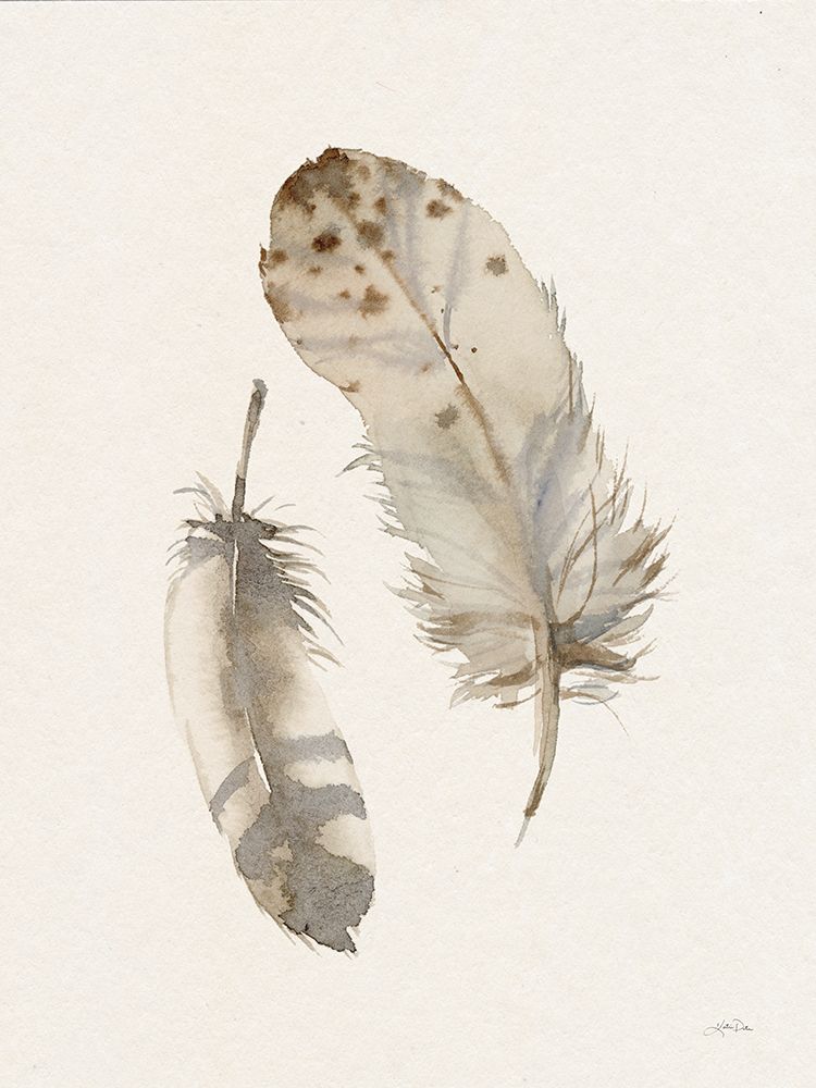 Falling Feathers II art print by Katrina Pete for $57.95 CAD