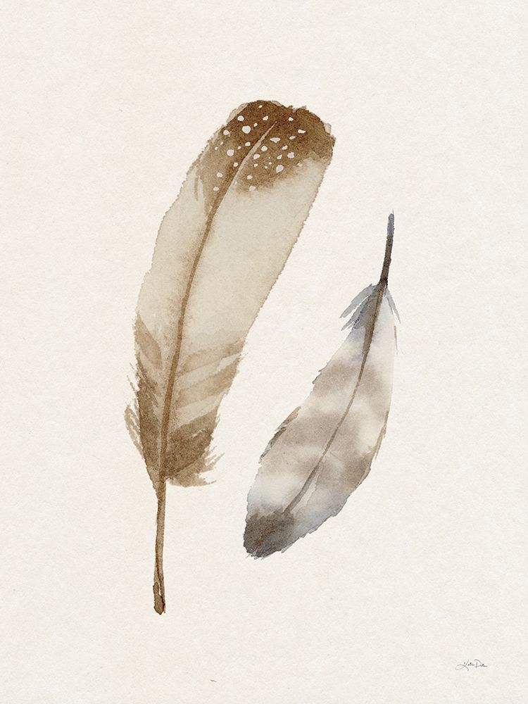 Falling Feathers III art print by Katrina Pete for $57.95 CAD