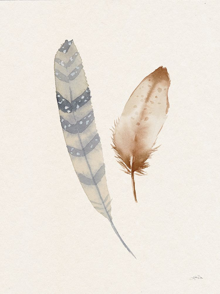 Falling Feathers IV art print by Katrina Pete for $57.95 CAD
