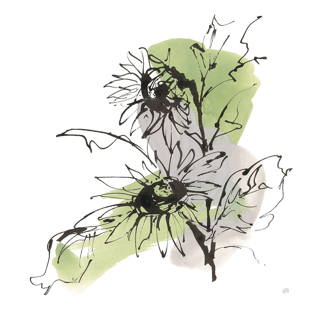 Organic Sunflower I art print by Chris Paschke for $57.95 CAD
