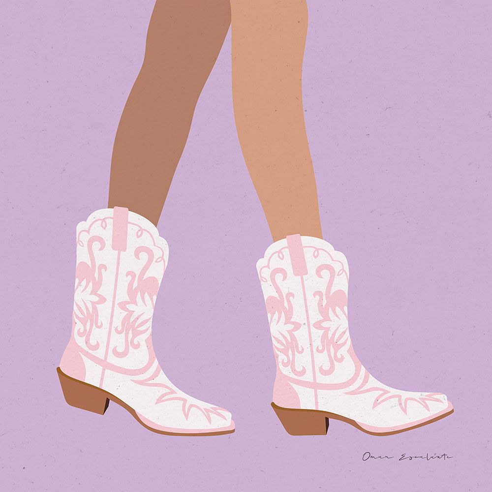 Cowgirly I Pastel art print by Omar Escalante for $57.95 CAD