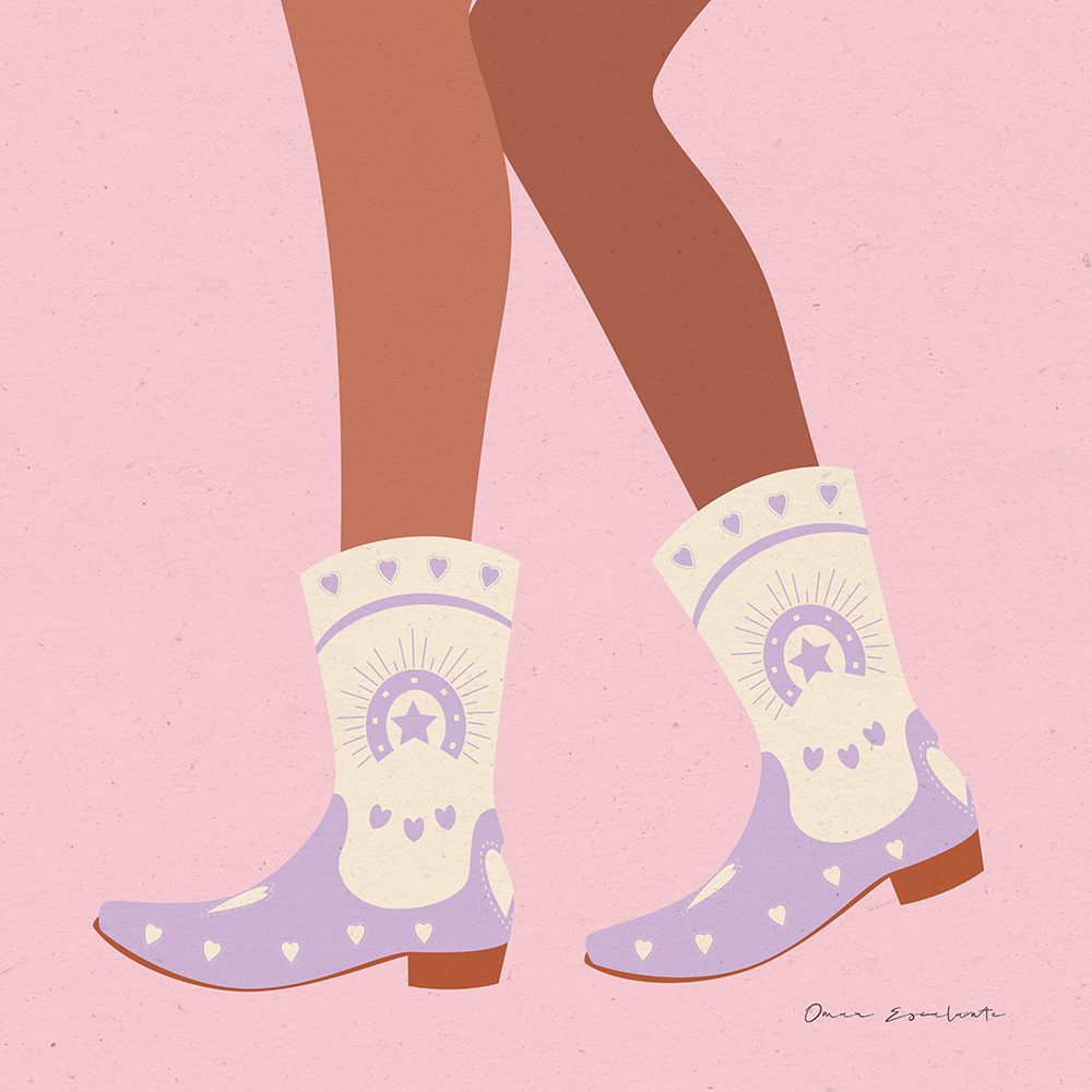 Cowgirly II Pastel art print by Omar Escalante for $57.95 CAD