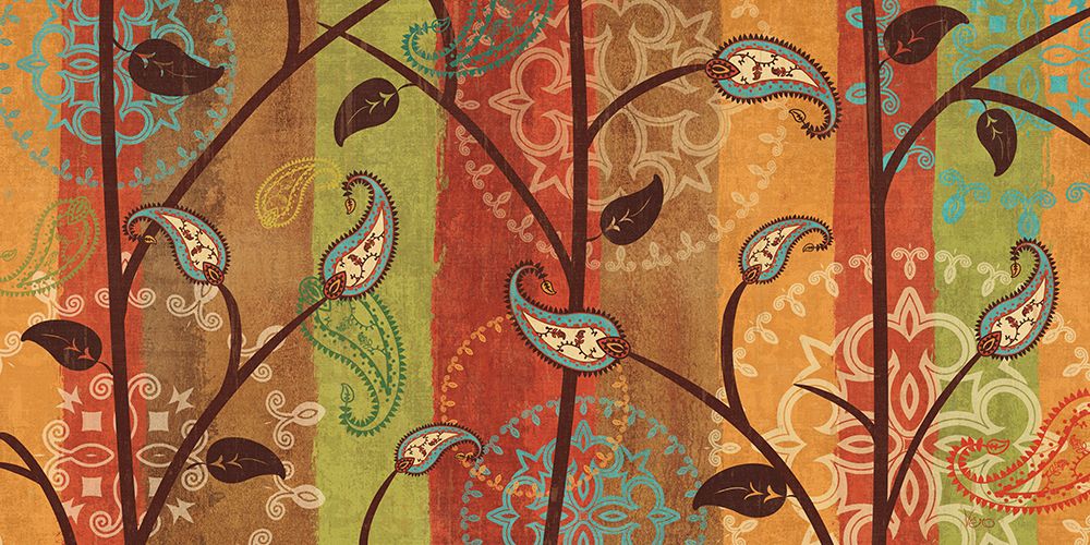 Paisley Garden art print by Veronique Charron for $57.95 CAD