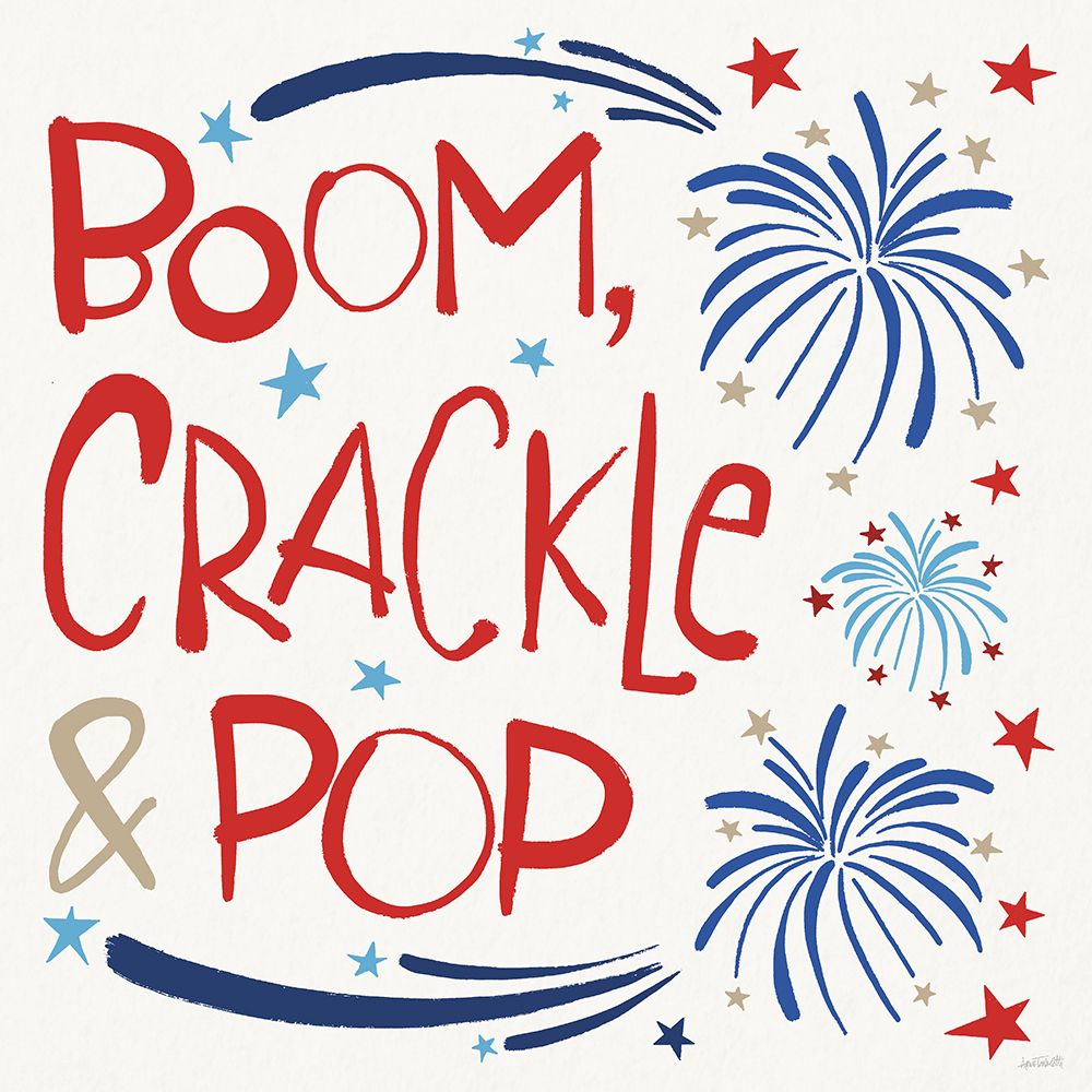 Star Spangled Sayings II art print by Anne Tavoletti for $57.95 CAD