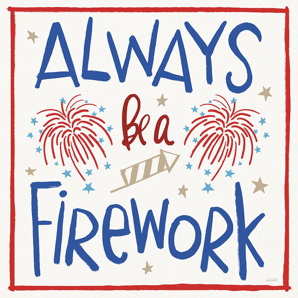 Star Spangled Sayings IV art print by Anne Tavoletti for $57.95 CAD