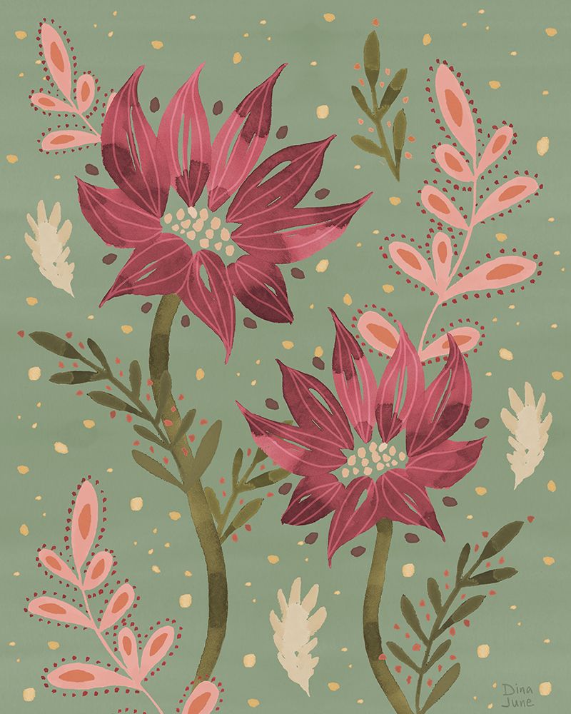 Floralscape IV art print by Dina June for $57.95 CAD