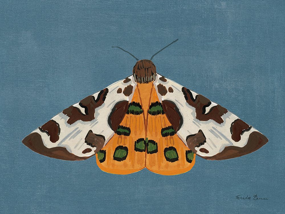 Textured Moth II art print by Farida Zaman for $57.95 CAD
