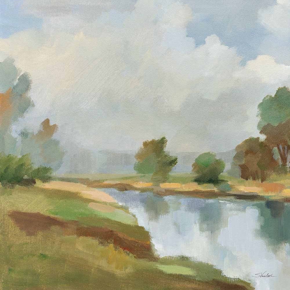 River and Clouds II art print by Silvia Vassileva for $57.95 CAD
