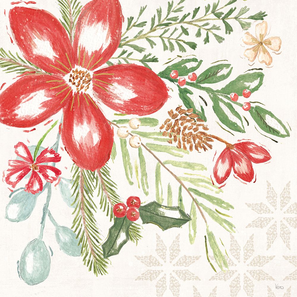 Elegant Holiday II art print by Veronique Charron for $57.95 CAD