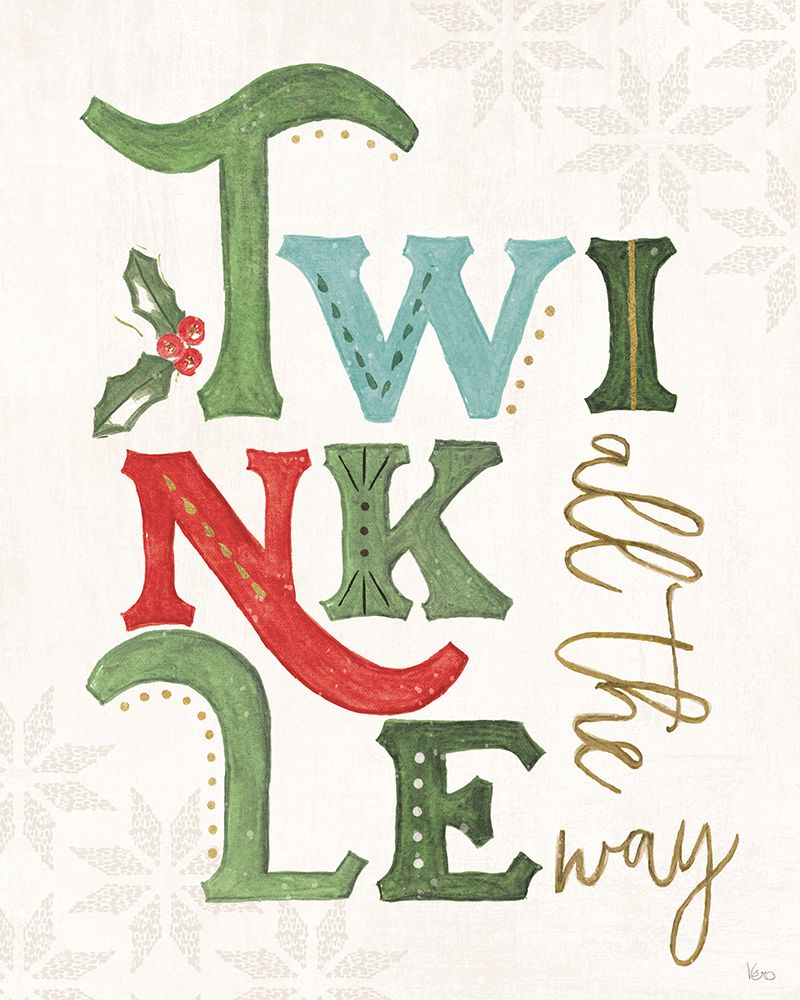 Elegant Holiday VII art print by Veronique Charron for $57.95 CAD