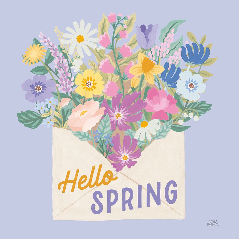 Spring Meadow VII art print by Laura Marshall for $57.95 CAD