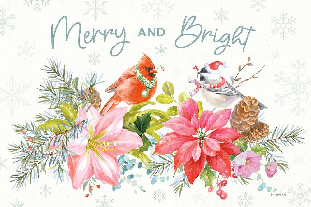 Happy Holidays I art print by Danhui Nai for $57.95 CAD