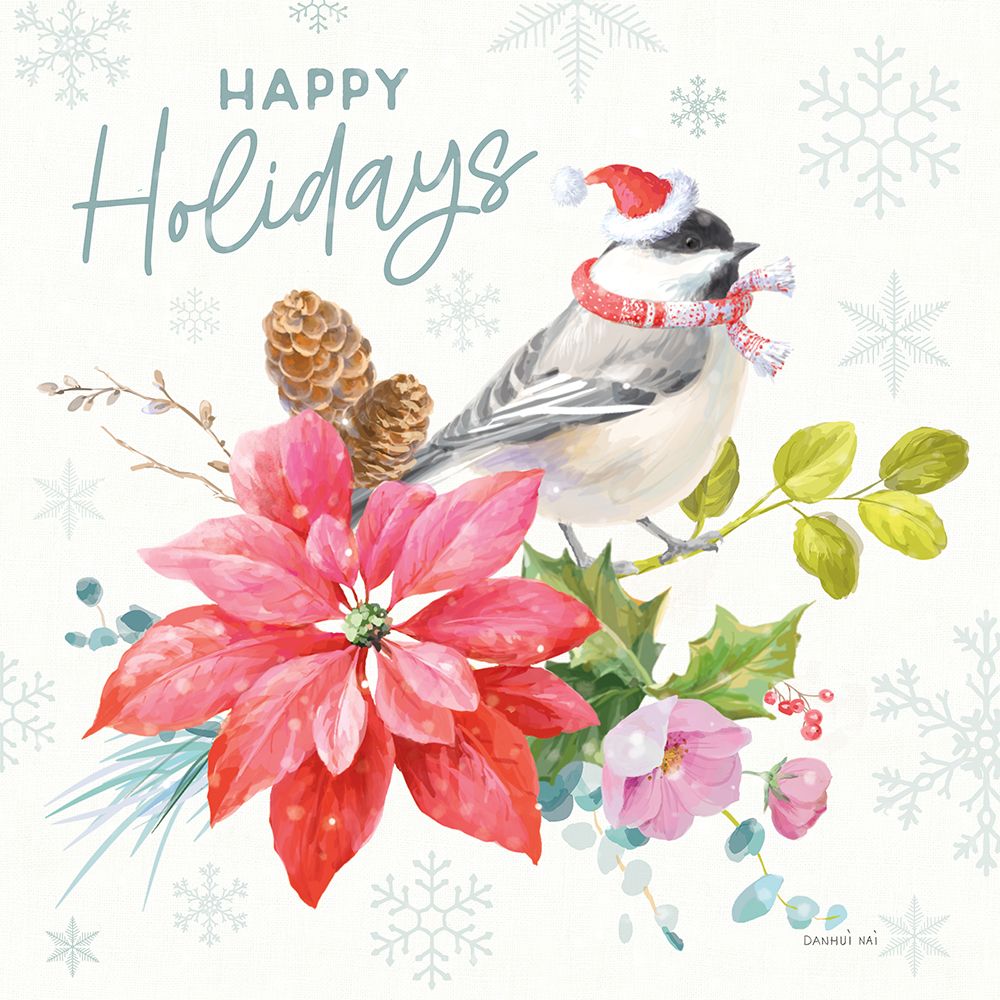 Happy Holidays II art print by Danhui Nai for $57.95 CAD