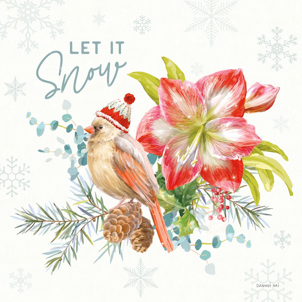 Happy Holidays III art print by Danhui Nai for $57.95 CAD
