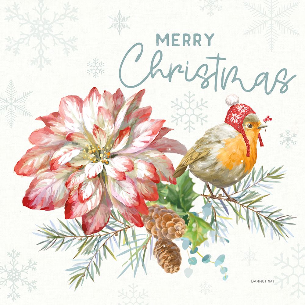 Happy Holidays IV art print by Danhui Nai for $57.95 CAD