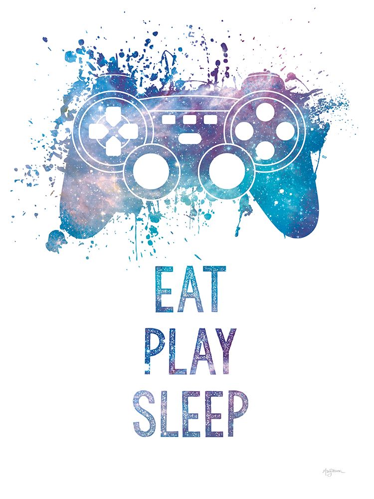 Gamer Splash III Play art print by Mary Urban for $57.95 CAD