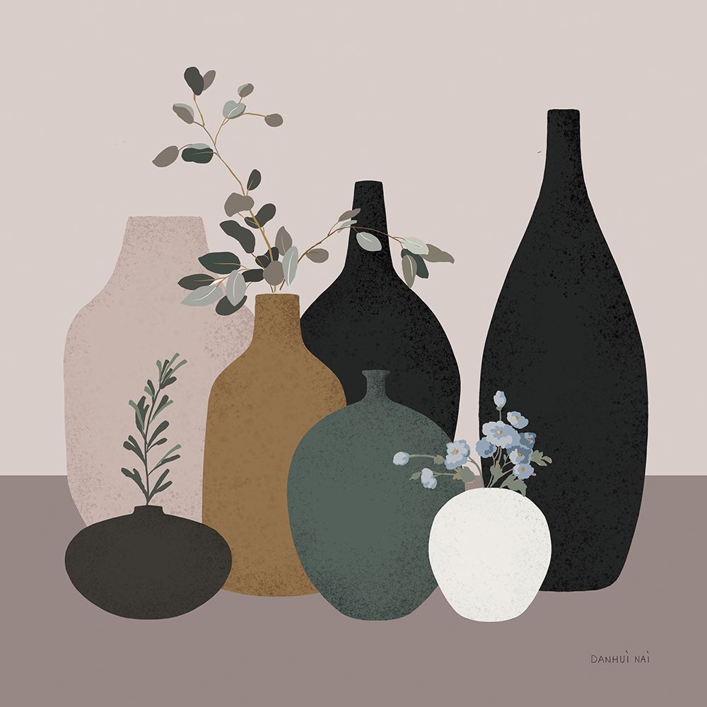 Simple Vessels II art print by Danhui Nai for $57.95 CAD
