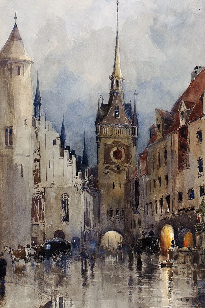 Munich Street art print by Wild Apple Portfolio for $57.95 CAD