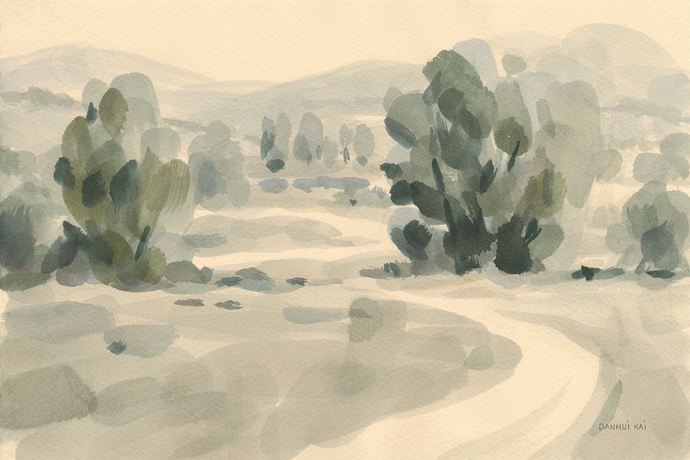 Tranquil Trails II art print by Danhui Nai for $57.95 CAD