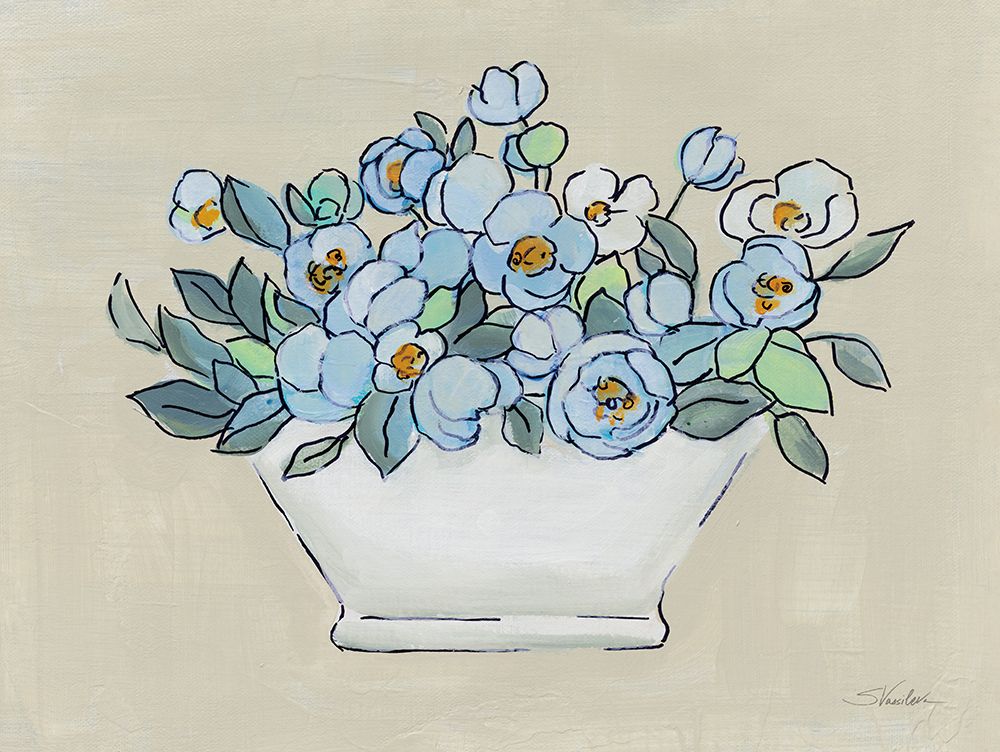 Floral Tub II art print by Silvia Vassileva for $57.95 CAD
