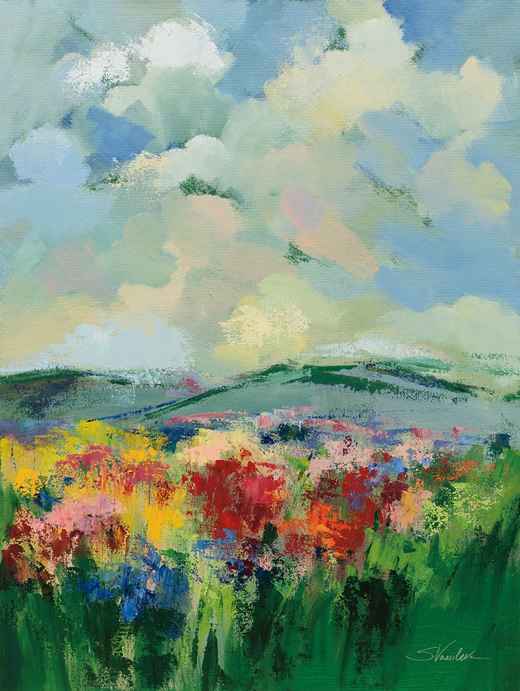 Green Meadow II art print by Silvia Vassileva for $57.95 CAD