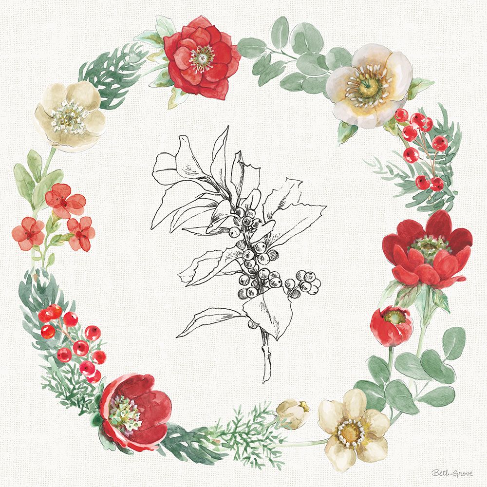 Holiday Traditions IX art print by Beth Grove for $57.95 CAD