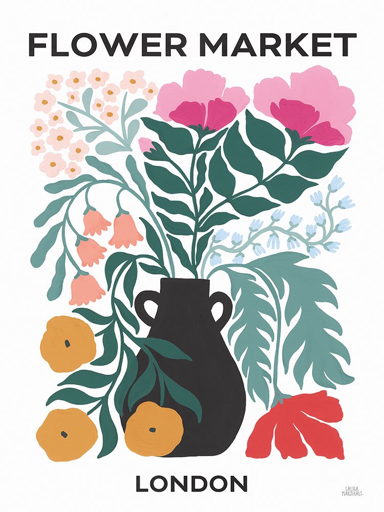 Flower Market I art print by Laura Marshall for $57.95 CAD