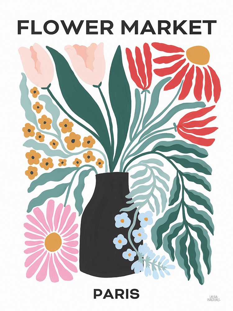Flower Market II art print by Laura Marshall for $57.95 CAD