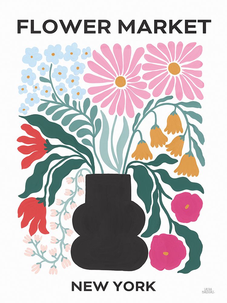 Flower Market III art print by Laura Marshall for $57.95 CAD