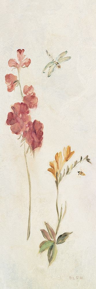 Wild Wallflowers II Panel art print by Cheri Blum for $57.95 CAD