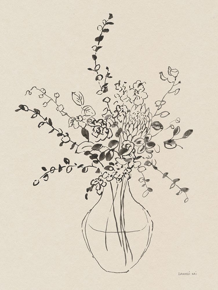 Sketches of Spring II Beige art print by Danhui Nai for $57.95 CAD