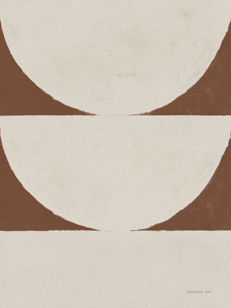Elegant Balance I Walnut Brown art print by Danhui Nai for $57.95 CAD