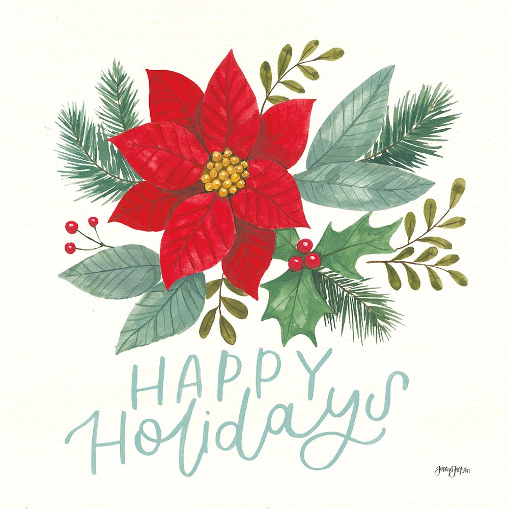 Holly and Pine IV art print by Jenaya Jackson for $57.95 CAD