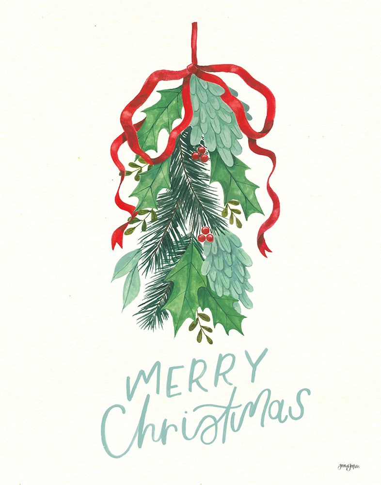 Holly and Pine V art print by Jenaya Jackson for $57.95 CAD