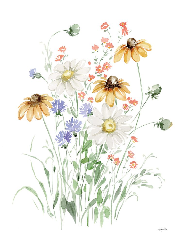 Summer Garden I art print by Katrina Pete for $57.95 CAD