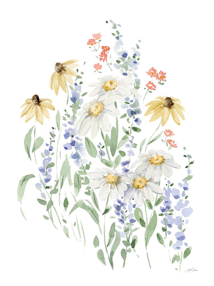 Summer Garden II art print by Katrina Pete for $57.95 CAD