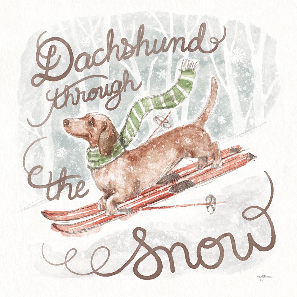 Happy Pawliday II art print by Mary Urban for $57.95 CAD
