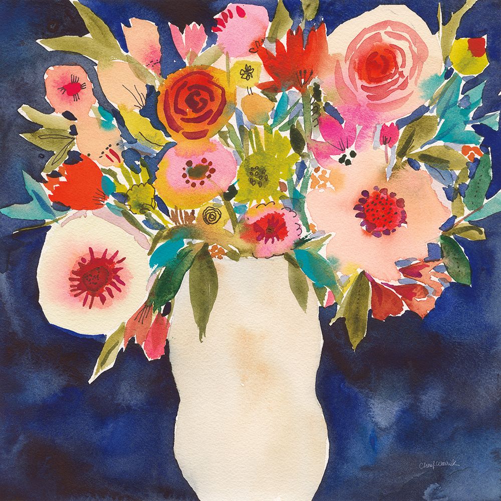 Floral Beauty I art print by Cheryl Warrick for $57.95 CAD