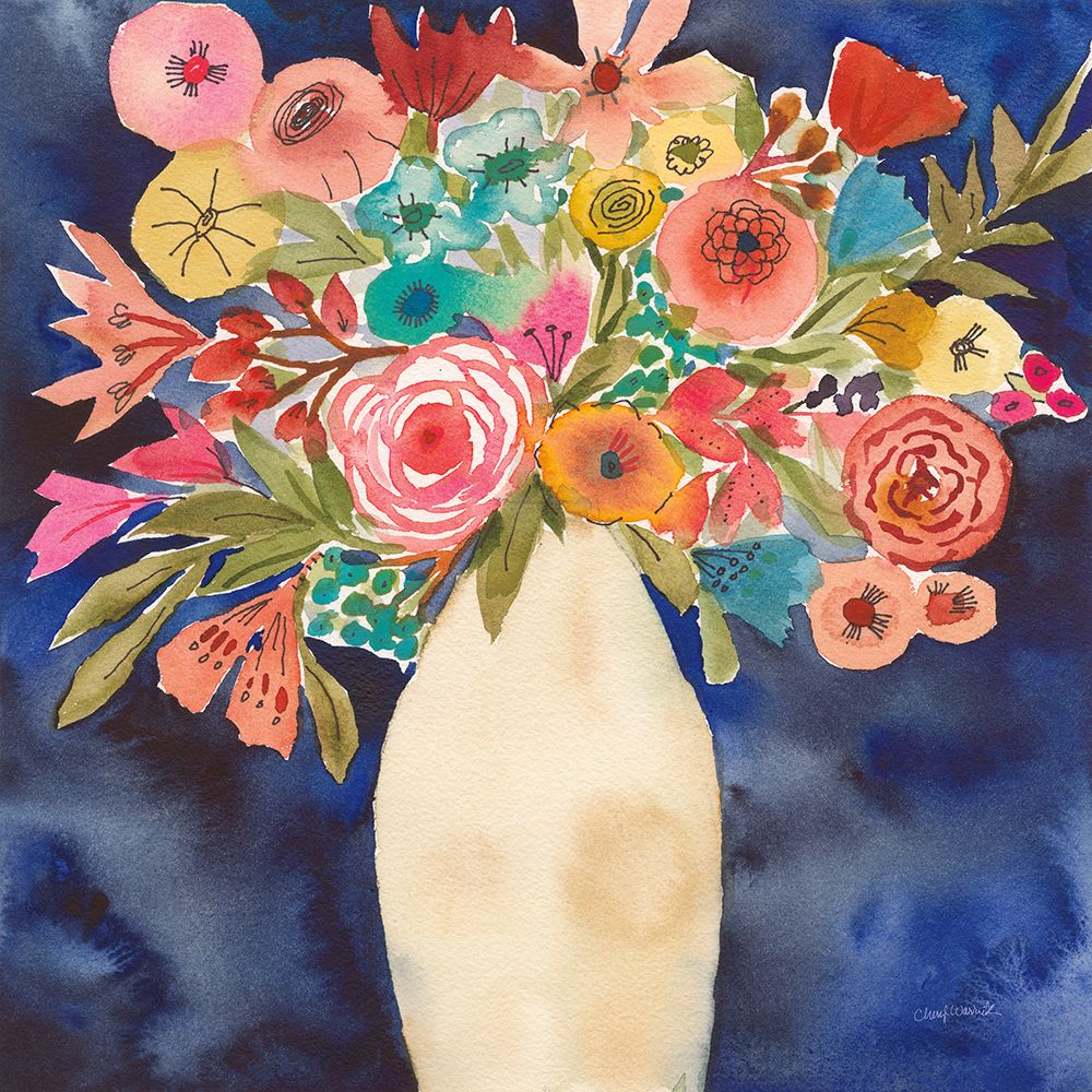 Floral Beauty III art print by Cheryl Warrick for $57.95 CAD