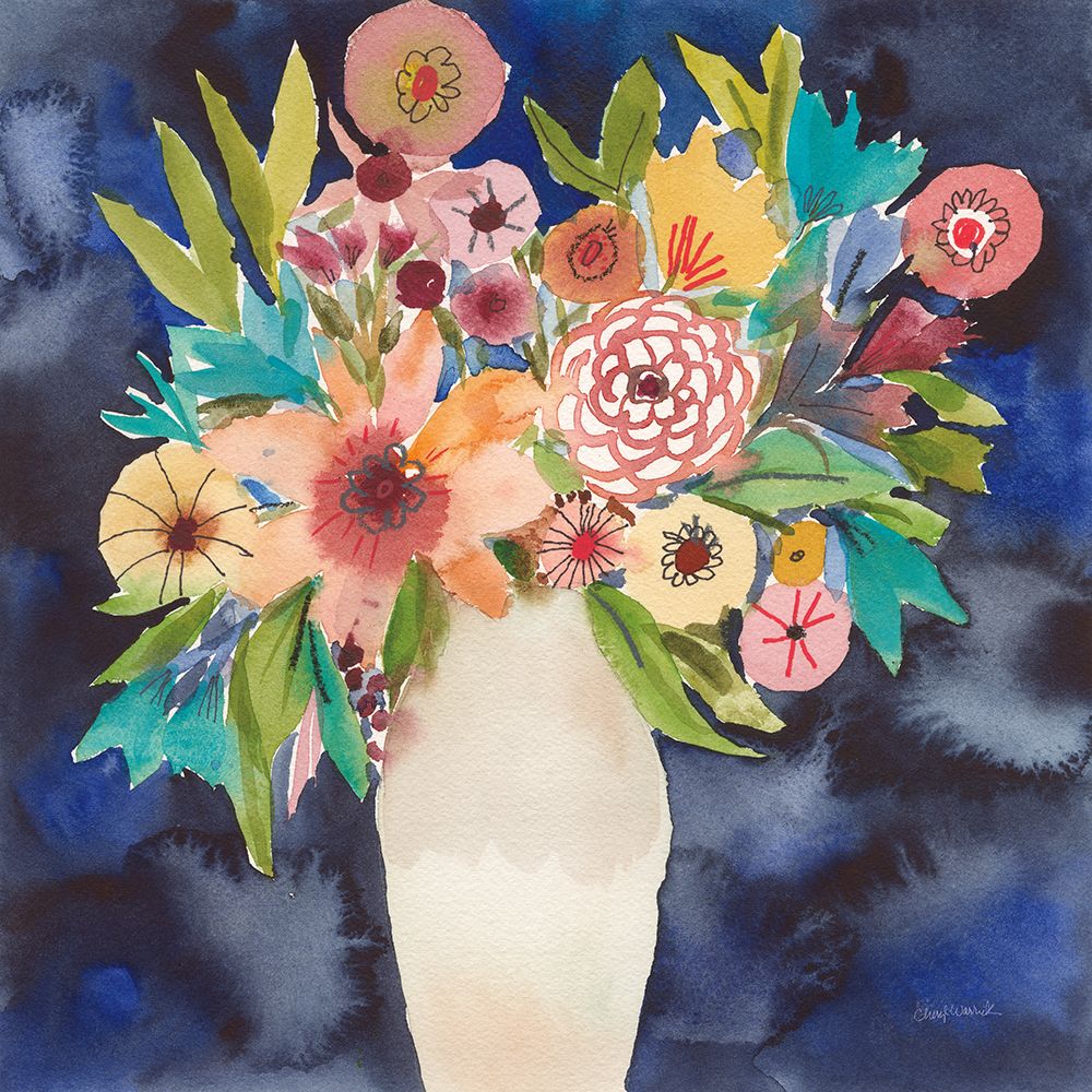 Floral Beauty IV art print by Cheryl Warrick for $57.95 CAD