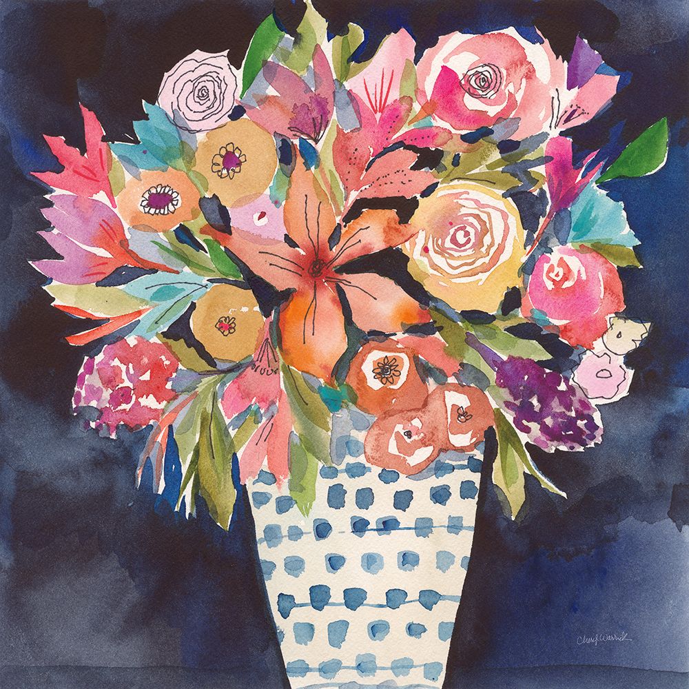 Floral Beauty VI art print by Cheryl Warrick for $57.95 CAD