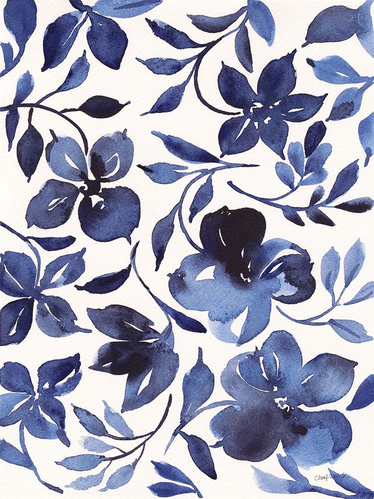 Feeling Blue II art print by Cheryl Warrick for $57.95 CAD