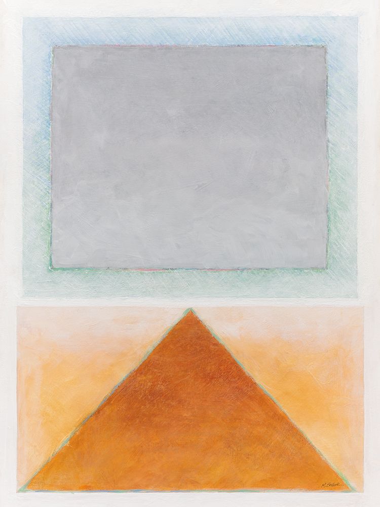 Landscape with Pyramid art print by Mike Schick for $57.95 CAD