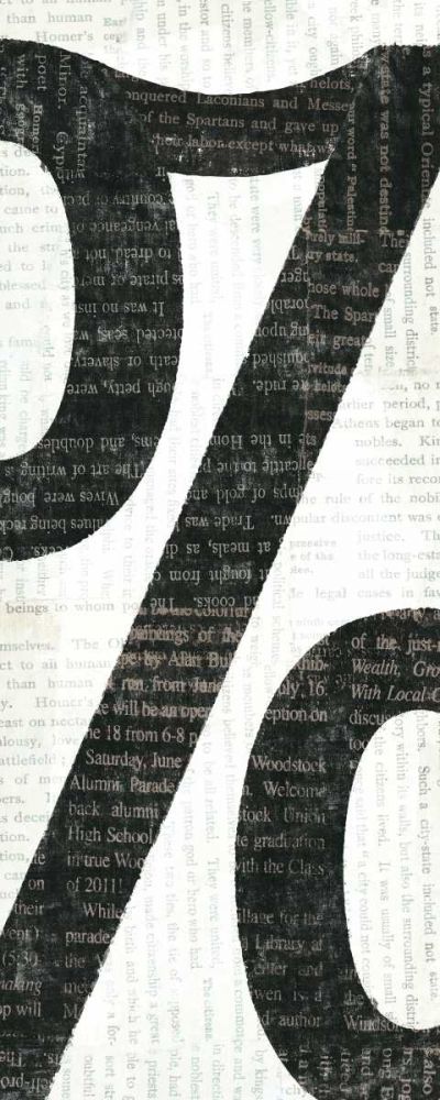 Punctuated Black IV art print by Michael Mullan for $57.95 CAD