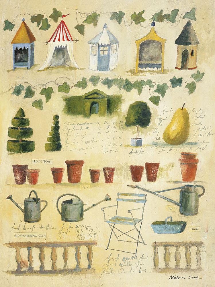 Garden Collage art print by Michael Clark for $57.95 CAD