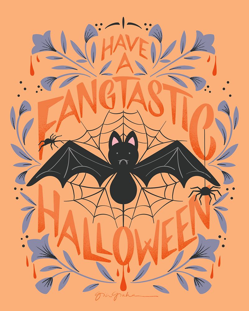 Fangtastic I art print by Gia Graham for $57.95 CAD