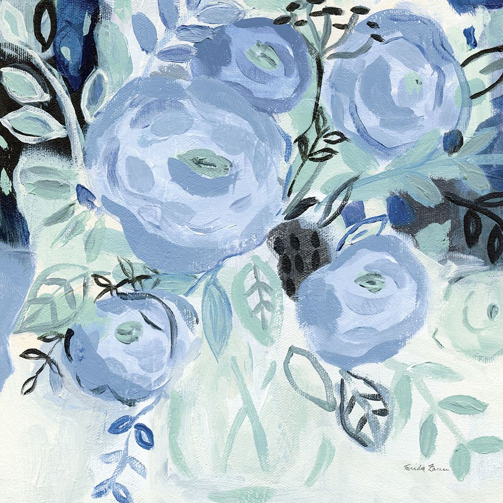 Coastal Blooms art print by Farida Zaman for $57.95 CAD