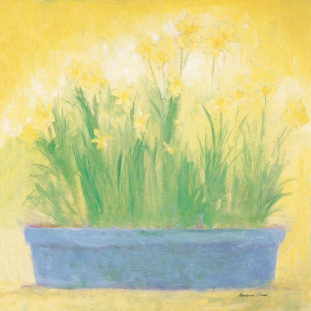 Window Box with Narcissi art print by Michael Clark for $57.95 CAD
